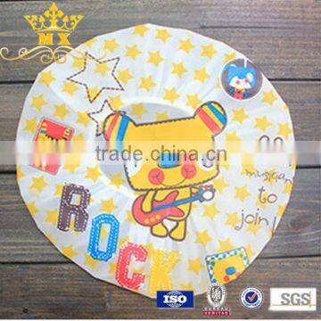 Cartoon Plastic Baby Shower Cap photo-4