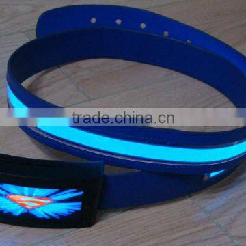 EL flashing belt,EL luminescence belt,EL flash belt