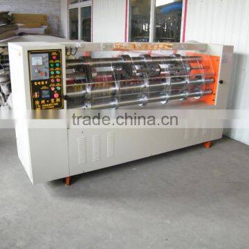europe market Full automatic thin blade slitter scorer machine /carton box making machine