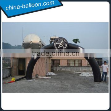 Black color inflatable event arch inflatable entrance arch for promotion