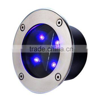 High Power LED Tempered Glass Led Solar Underground Lights photo-3