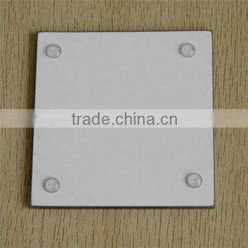 New Desigh Toughened Glass Coasters With Romantic Letters photo-4