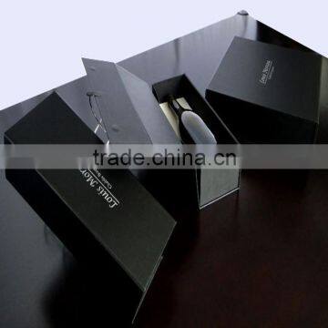 high-end luxury black Paper bulk Wine Boxes