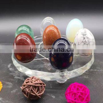 Natural Rock Semi Precious Crystal Stone Chakra Yoni Egg Set