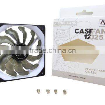 Alseye CA5 120mm 12volt Cpu Cooler Fan With 1800 RPM,5.4 Watt Max ,over 40000H Life Expectance photo-6