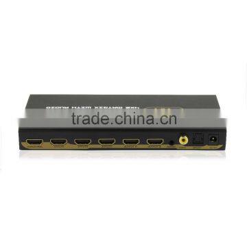 Home Theater Sound System V1.4 4x2 Hdmi Matrix Switcher With Spdif Optical Output Support Full 3D for Chromecast photo-4