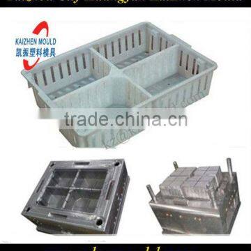 Commodity plastic collect basket mould,plastic grid basket mould