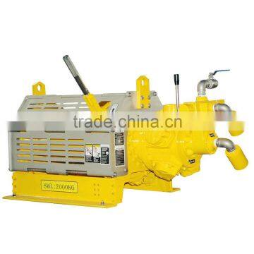 2Ton Air Winch Manual Brake & Automatic Disc Brake Ingersoll Rand Type Piston Motor Air Winch