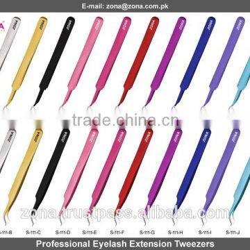 Cute Tweezers /Straight/Pro Straight/Curved/Angled 15 Degree & 45 Degree/X-Type/A-Type/L Shape/ Chisel Tip Tweezers