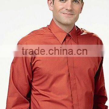Hot sell cafe shirt bar shirt uniform cotton materials by CTD