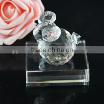 Lovely Sheep Model Crystal Animal Figurine APM038