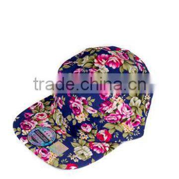 promotional custom pattern printed snapback cap and hat