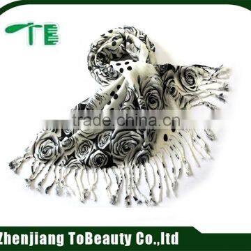 Ladys Fashion Silk Scarf photo-6