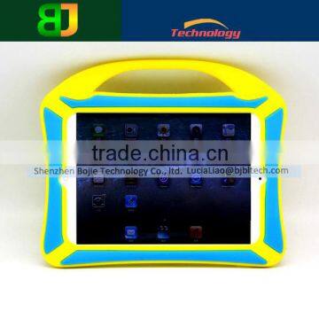 Kids Design With Handle Protective Silicone Rubber Tablet Case for IPad Air 2