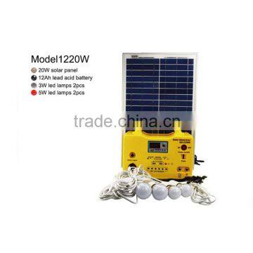 Various styles best warranty solar system 20watt