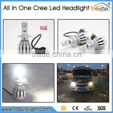 All In One H4 Led Headlight Hi/Lo Beam H4 Led Headlight 30W Super Bright H4 Led Headlight