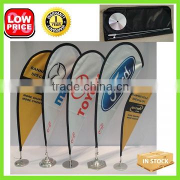 Custom Cheap Hot Sale Promotional Teardrop Advertising Table Flag Banner for Wholesale