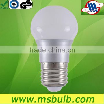 leds A45 E27 silvery LED bulb 3w 250lm manufactruers