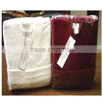 100% Cotton Velour Bathrobe