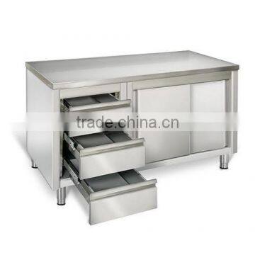 Icegreen Stainless Steel Work Prep Table/ Cabinet With 3 Left Drawers photo-2