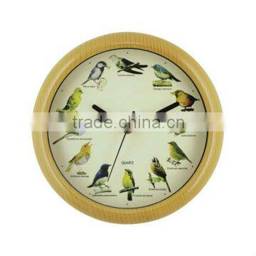 Classic 10 Inch Bird Sound Wall Clock photo-2