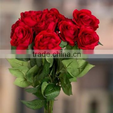 artificial wedding flowers bouquet artificial Latex flower real touch rose stem flowers