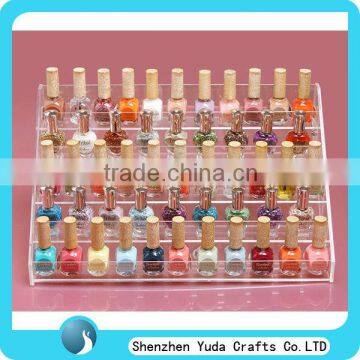 wholesale clear acrylic nail polish rack, custom perspex nail polish display rack