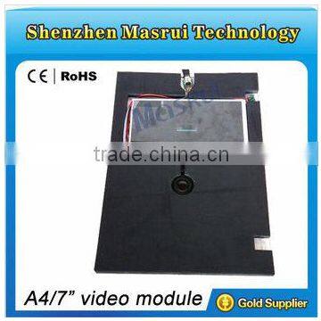2014 Popular 10 Inch LCD Screen Video Greeting Card Module