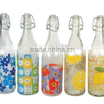 Glass Water Bottle