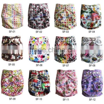 Fashionable and Popular Naughty Baby Cloth Diapers Minkee Nappies Wholesale Supplier