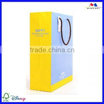 Fancy holiday gift packaging made in China paper bag