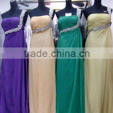 New Green Chiffon evening dress Beautiful Long evening dress EchoLin 6362