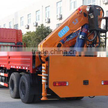 20ton Quicklift Compact Cranes,SQ400ZB4, hydraulic truck crane with knuckle booms.