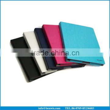 book design leather case for iPad 4, book case for iPad 4