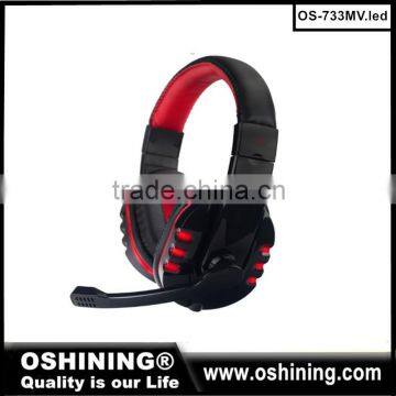 Shenzhen factory best wholesale Super Bass Stereo Computer Headphone new design high quality gaming headset