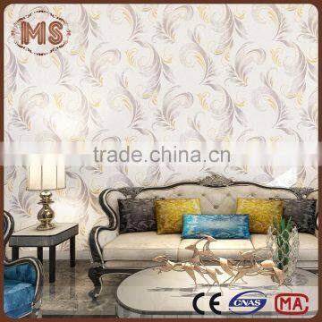 Simple european style non woven wallpaper