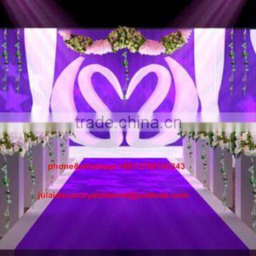 Flower shape wedding outdoor flower arch wedding stage decoration