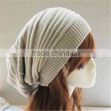 Colorful Slouch Solid Color Crochet Beanies Knitted Hat for Lovely Girls photo-2