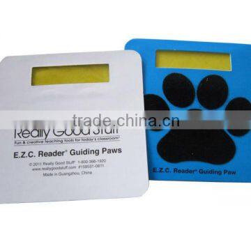 Pretty Colord PVC reading card OEM in guangzhou