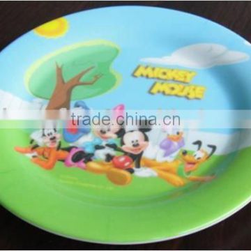 melamine cartoon plate