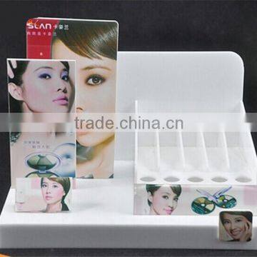 custom acrylic white contact lenses display organizer