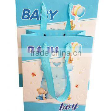 paper gift shopping bag for baby shower party