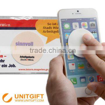 Your Logo Phone Back Sticker Mobile Screen Cleaner Promotiona Rectangle Shape Cell Phone