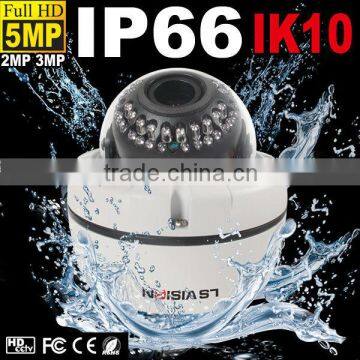 LS VISION IK 10 Standard 5.0mp high resolution p2p infrared with sd card slot auto zoom and focus POE security cctv camera