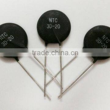 NTC thermistor power limit current limit resistor surge arrestor 8D20 8ohm 20mm diameter