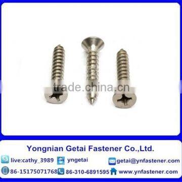 Cross Recessed Screw/Philips Screw Countersunk Flat Head DIN 965 Zinc Plated photo-2