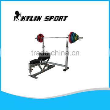 Adjustable Weight Bench Commercial Use with Squat Rack