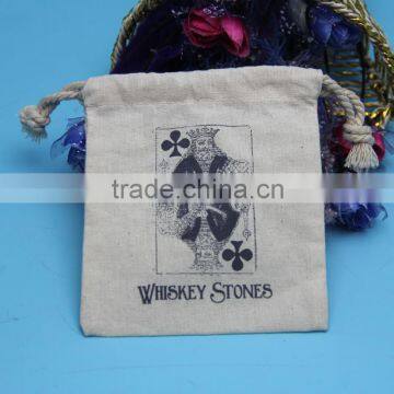 Natural Color Sealing and Handling Recycle Cotton Pouch