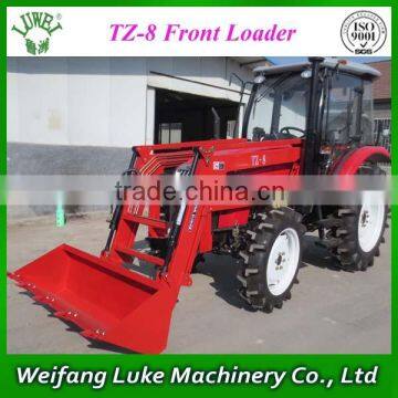 China Made TZ-8 front end loader with 55HP 4wd tractor