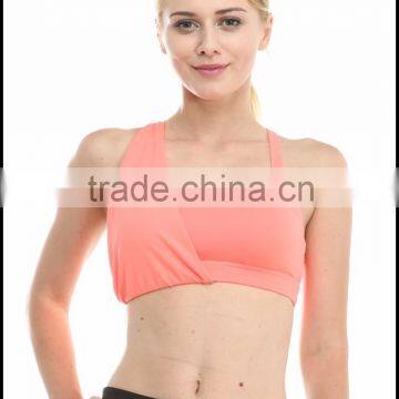 Kiteng Comfortable Yoga Sports Bra With Crisscross Stapes on the Back Wicking Fabric and Padding Office In United States photo-5